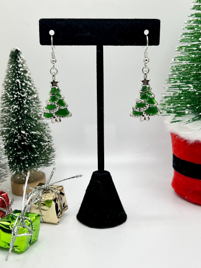 Christmas Tree Earrings