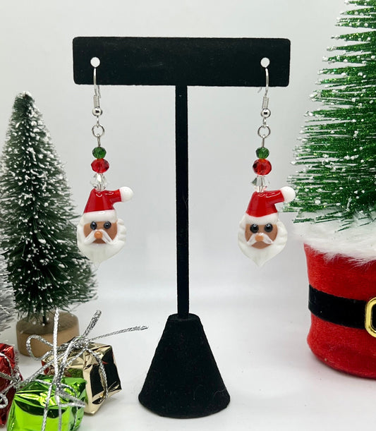 Jolly Santa Earrings