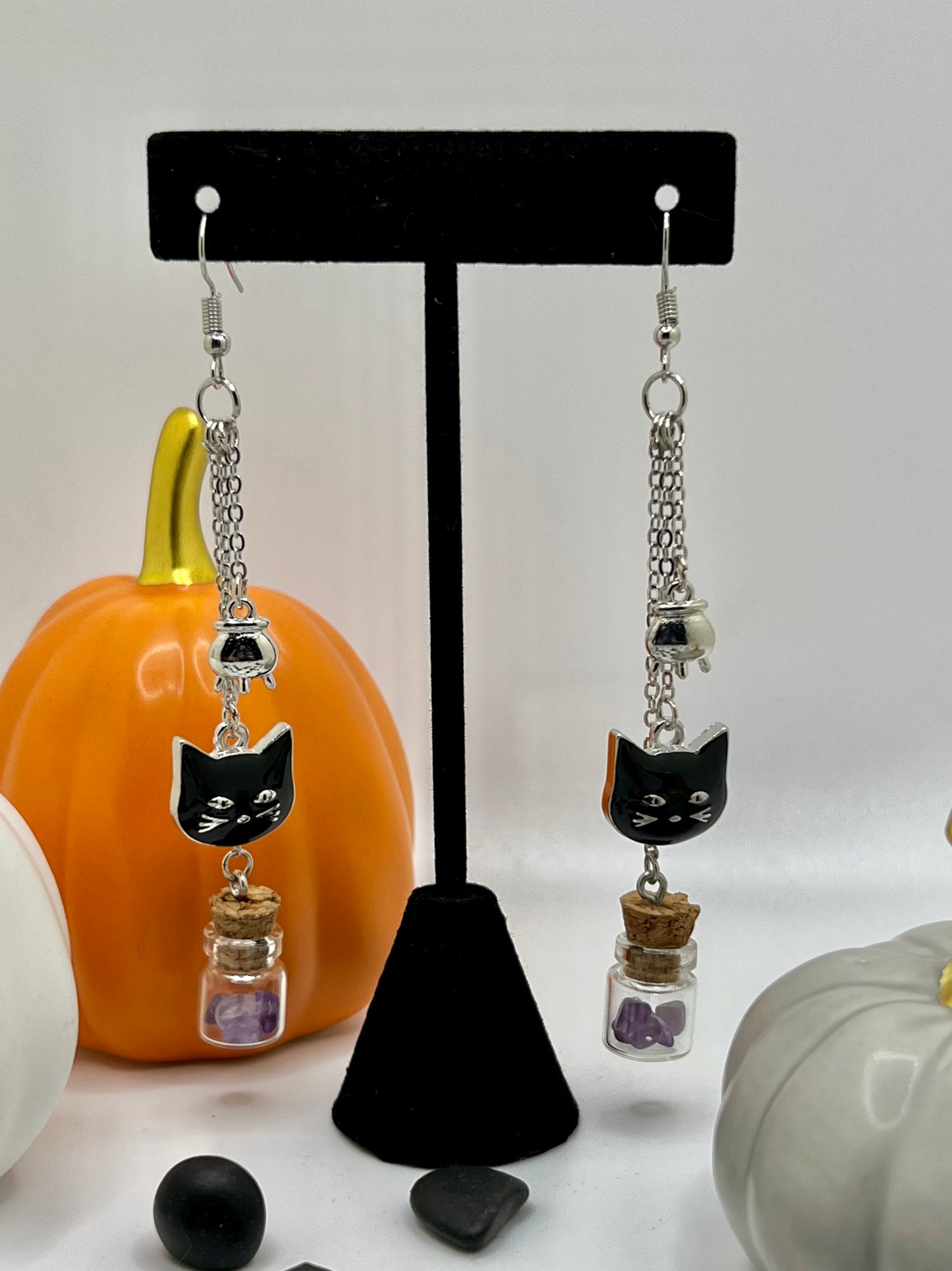 3 Strand Halloween Earrings